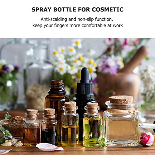 Exceart 6 frascos de spray vazios de plástico pequeno recarregável frascos de pulverização de névoa