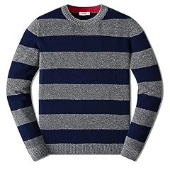 Grey Navy Stripe
