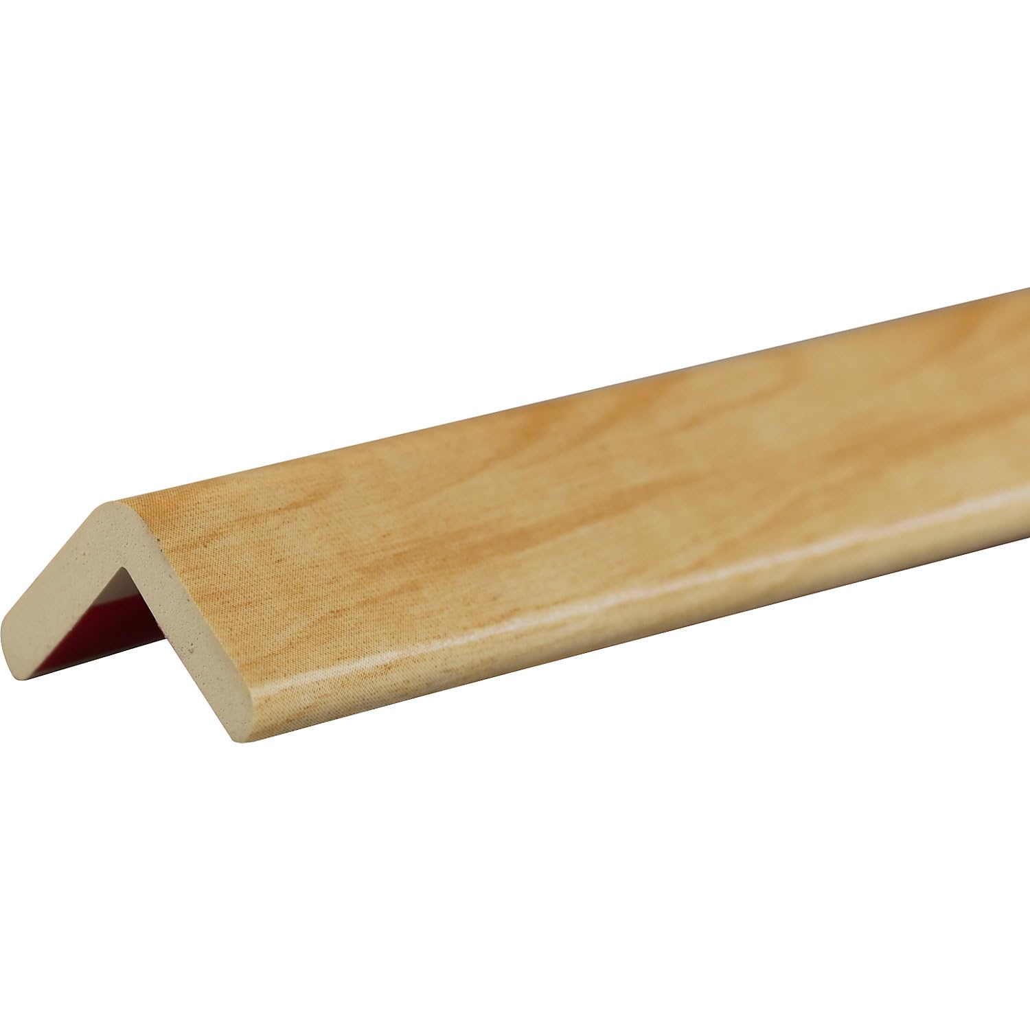 SHG | Eckenschutzprofil | 1000 mm x 45 mm x 45 mm | Holz-Dekor natur | Typ H, 1-m-Stück, Holz-Dekor natur