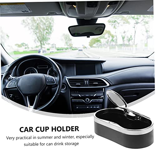 Portavasos doble para coche SUPVOX, plástico, negro miniatura 3