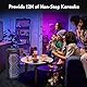 HWWR Karaoke Maschine mit 2 Mikrofones, großer Tragbaren Bluetooth Karaoke Lautsprecher mit Diaco Licht, Karaoke Anlage für Hausparty, PA-System, Partybox Unterstützt TWS/TF Karte/USB/AUX-in