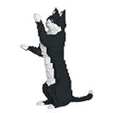 Tuxedo Cat 05S | Cat Plastic Building Blocks | Age 14+