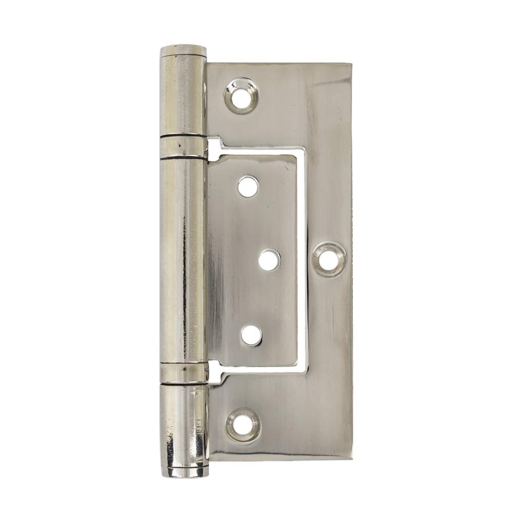 Poished Stainless Steel Ball Bearing Flush Hinge 100mm (1 Pair)