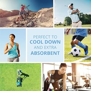 FROGG TOGGS Chilly Pad, Instant Cooling Towel, long lasting, reusable, Sports and Outdoors Neck Towel 33x13, Sky Blue