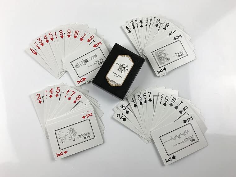 Baraja de cartas de poker Ancient China Daming miniatura 3