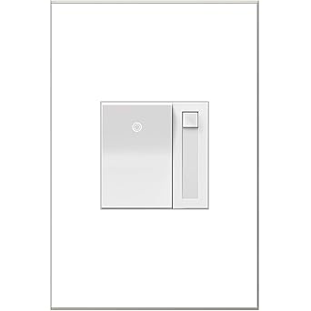 adorne, Home Lighting Controls, Dimmer Light Switch, White, Paddle Dimmer, ADPD453LW2