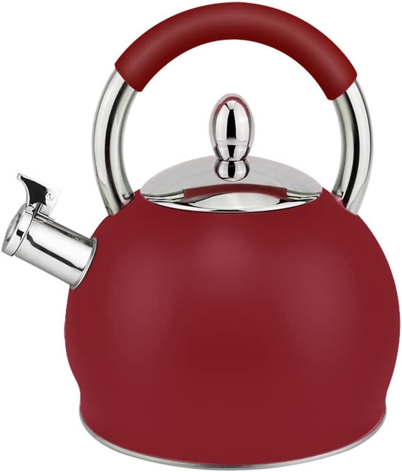 Cute Stainless Steel Teapot 3.0L Large Capacity Whistle Kettle Gas Kettle(E)
