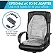 HealthMate IN9438-2 Velour 12V Winter Seat Cushion with Lumbar Support, Heating with Easy Controller, Color Gray, Products by Wagan