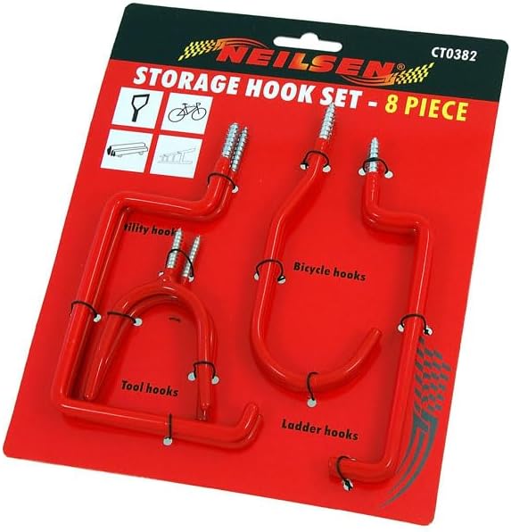 Utility Hook Set - Screw-In - Storage - 8pc