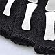 Unisex Halbfinger Fingerlose Outdoor Sport Arbeitshandschuhe Erwachsene Halloween Skelett Schädel Halbfinger Handschuhe Leuchtende Winter Fäustlinge, a, One size