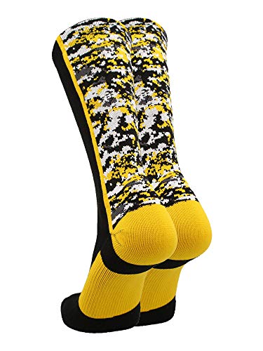 Image of TCK Athletic Crew Socks Digital Camo Football Basketball Lacrosse