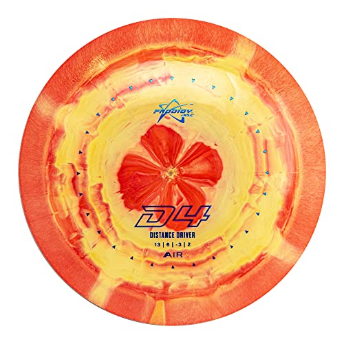Prodigy Disc Air Spectrum D4 | Understable Disc Golf Driver | Great For Maximum Distance Drives | Designed For All Players | 150-159G | New Swirly Lightweight Plastic | Colors May Vary #TOP1