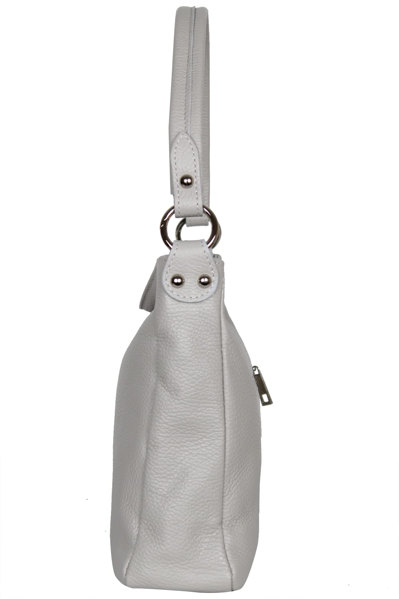 AMBRA Moda GL35 - Borsa a mano, borsa a spalla, borsa a tracolla donna in vera pelle vacchetta grana