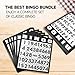 GSE Games & Sports Expert Deluxe Bingo Game Set with Steel Cage, Master Board, 75 Balls, 150 Chips, 18 Bingo Cards for Friend Parties, Game Night