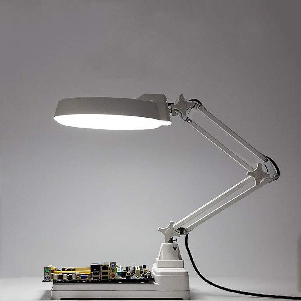 Lente d'Ingrandimento Grande Obiettivo Zoom 5X 10x Nuova Lente d'Ingrandimento Portatile Leggera da 80 mm, Lente per Leggere Hobby Giornali Mappe Monete Artigianato a Maglia