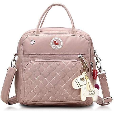 Diaper Bag Mummy Maternity Baby Bags Small Travel Grey Baby NDiaper Bag Mummy Maternity Baby Nappy Changing Bags Travel Backpack Women Lunch Stroller Organizer (Pink) Cover