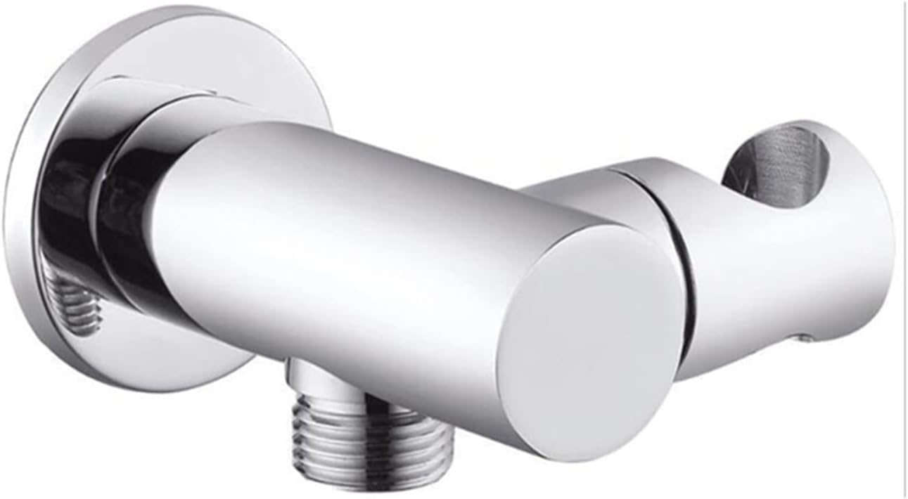 Tnbccxn B Showerhead Racket Shower Head Holder, Wall-Mounted, Solid Rass With Chrome Plating