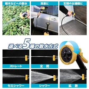 Amazon.co.jp: お掃除用 水圧クリーナー 【大容量 8L】 ポンプ式 電源
