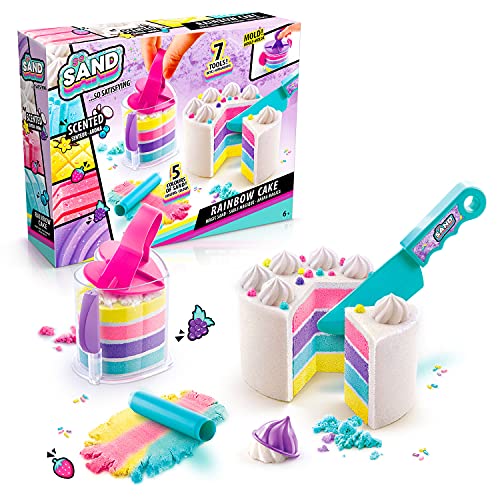 So Sand DIY, So Sand Rainbow Cake Kit, Scented Sand, Make a Rainbow Cake from Scratch!