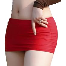 FGHSFRT Sexy Women's Sheer Ultra See Through Low Waist Micro Mini Skirts Pencil Skirt