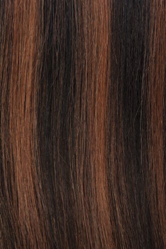 Yaki Weaving Human Hair Blend 14" - Encore - # P1B/30 Off Black Auburn Blend