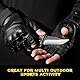 WTACTFUL Motorrad Halbfinger Handschuhe Herren, Sommer für Fingerlose Fahrradhandschuhe Motorradhandschuhe Motorradrennen Motorcross Taktische Airsoft Paintball Schwarz M P10