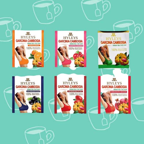 Hyleys Tea Wellness Garcinia Cambogia Green Tea, Assorted Tea Bags, 42.0 Count #TOP3