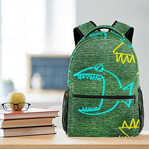 Sac à dos de voyage vert pour les journées de cours et sorties campus - 6