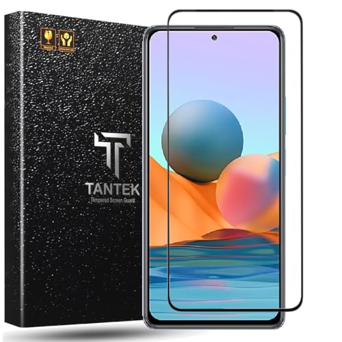 Image of TitanGuard Tempered Glass Screen Protector Guard for Xiaomi Redmi Note 10 Pro /Note 10 Pro Max /Poco F3 /Redmi K40 /Redmi K40 Pro - 9H Hardness, Military Grade, Anti-Static, Easy Installation Kit - 1 PACK