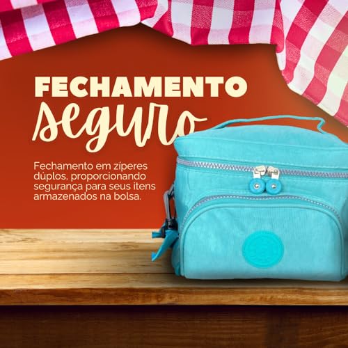 Bolsa Lancheira Térmica Para Marmita Trabalho Passeios Lancheira Escolar Lanche Academia (Preto)