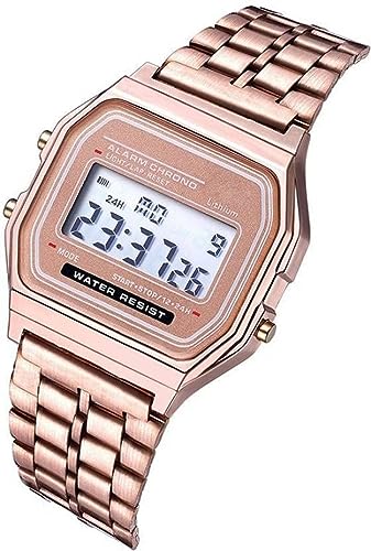 Image of Credex Premium Digital Square Dial Unisex Wrist Watch for Men & Women | Vintage 4-Color Display | WR70ist Sports, Casual & Fashion Watch