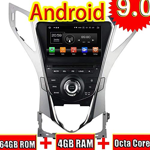 Autoradio-Doppel-DIN-Head Unit Radio für Hyundai Azera 2011 2012 2013 2014 2015 GPS-Navigations-8 „Touch Screen Multimedia-Player Receiver RDS