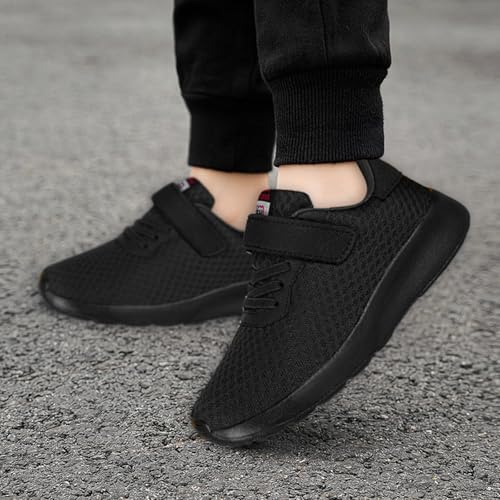 Boys Girls Tennis Shoes Lightweight Non-Slip Running Shoes Unisex Breathable Slip on Sneakers Walking Sports Sneakers3