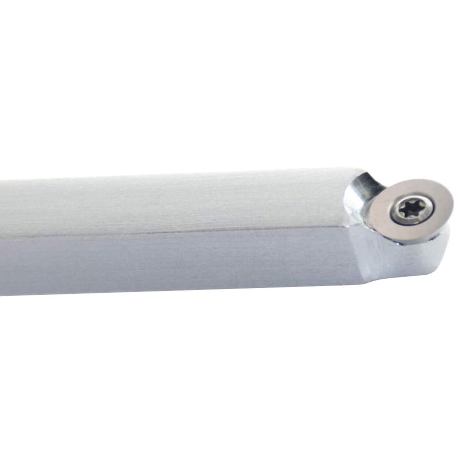 Scalpello, Utensile per Tornitura Del Legno Scalpello per Tornio con Punta in Metallo Duro con Taglierina per Inserti in Metallo Duro Rotondo Ci3 12 Mm per Hobbista Del Legno o Fai da Te o Fa