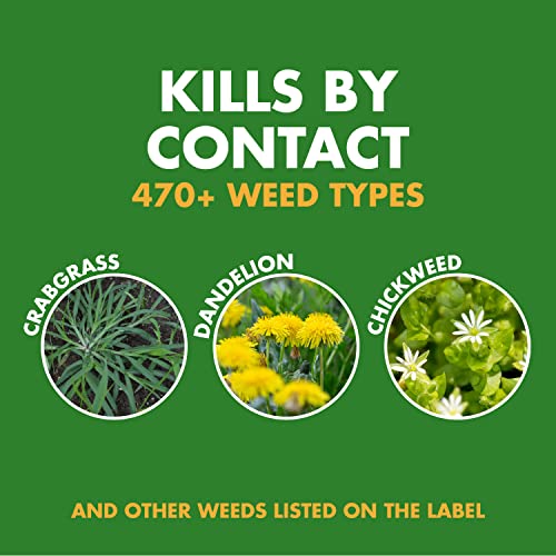 Spectracide Weed Stop For Lawns Plus Crabgrass Killer, 1 Gallon, Ready-To-Use Formula Kills More Than 470 Types Of Weeds As Listed Including Dandelion, Chickweed, Clover, Crabgrass And Yellow Nutsedge