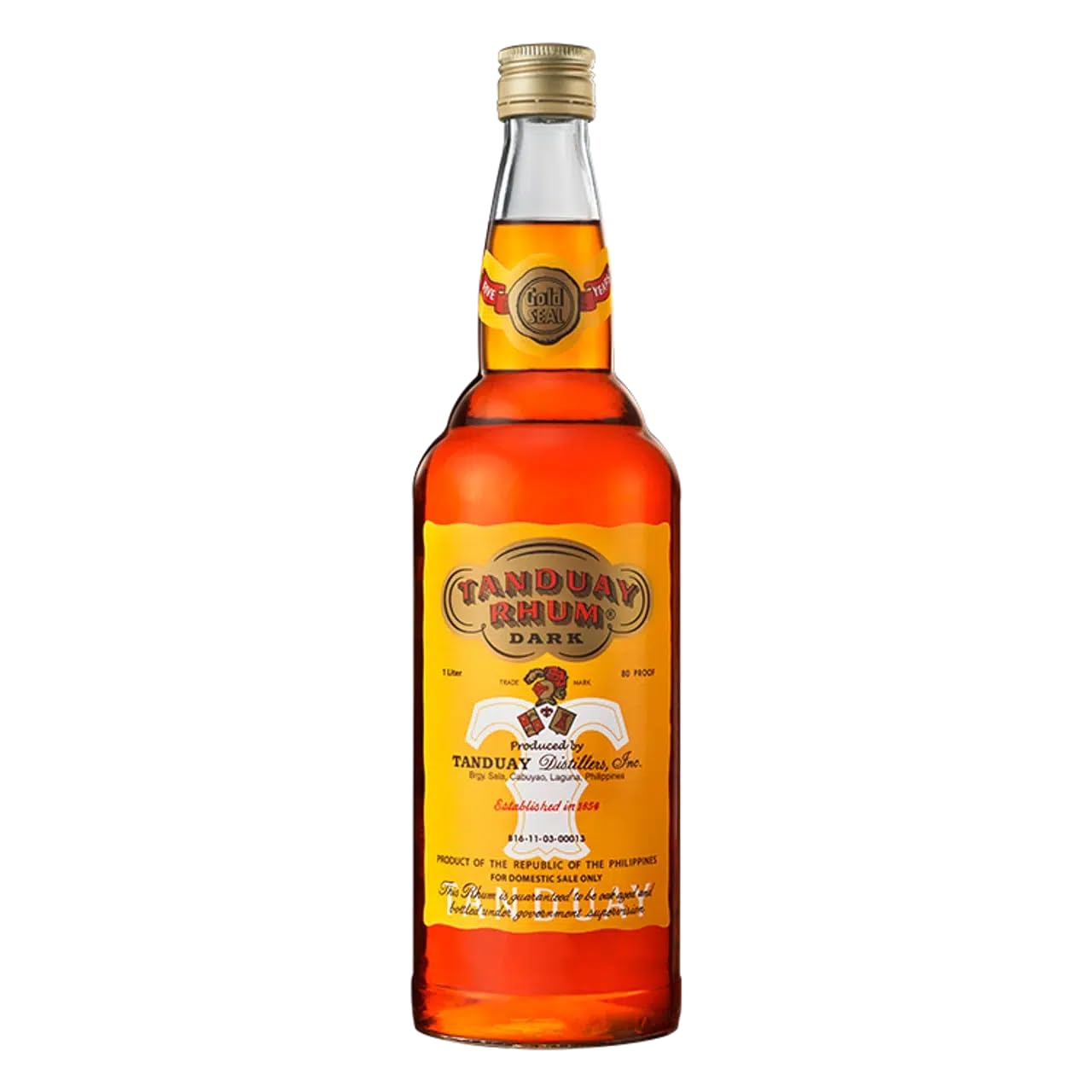 TANDUAY - philippinischer Rum 40% vol. - 750ml