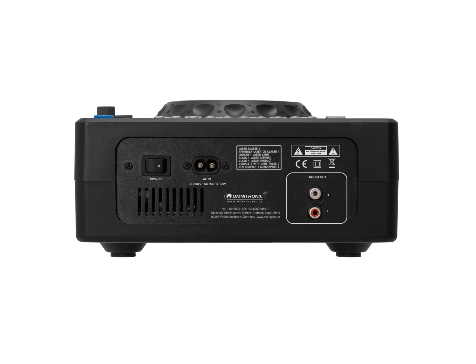 OMNITRONIC XMT-1400 MK2 Tabletop-CD-Player | DJ-Player für CD, USB und SD