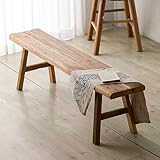 Photo Gallery panca da pranzo vintage in legno, 160 cm, stile chiesa, stile rustico, per interni ed esterni, decorazione accogliente in legno massello Photo Gallery panca da pranzo vintage in legno, 160 cm, stile chiesa, stile rustico, per interni ed esterni, decorazione accogliente in legno massello