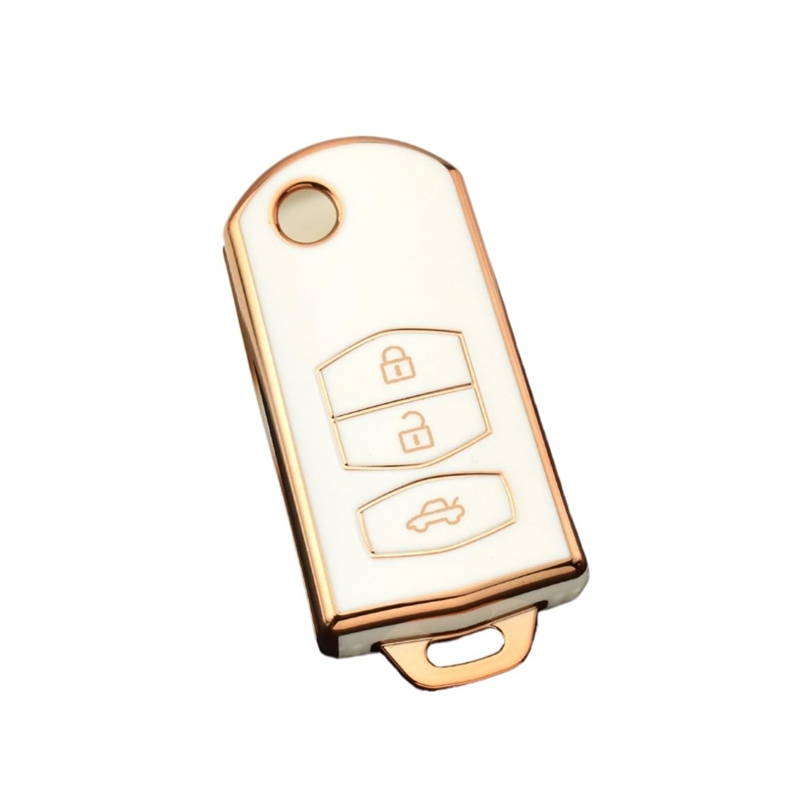 Housse protection clé TPU Mazda évite les rayures de votre télécommande 3 boutons - 4
