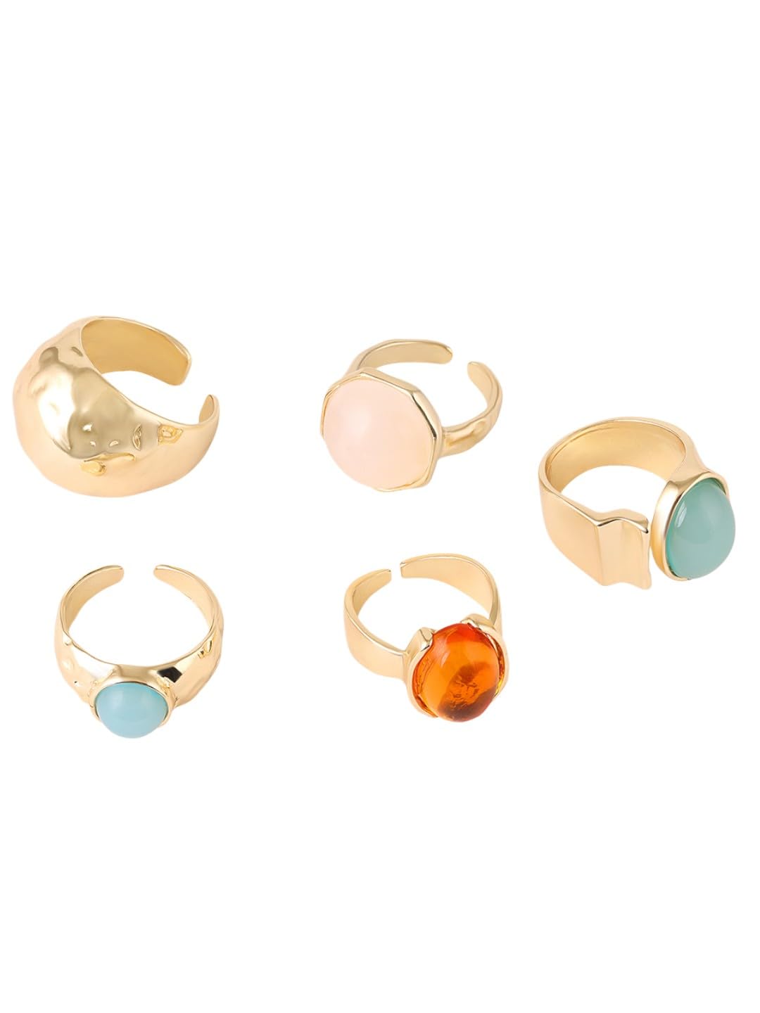 fabula Jewellery Tone Fashion Ring Set For Women & Girls Stylish Latest-picture-20