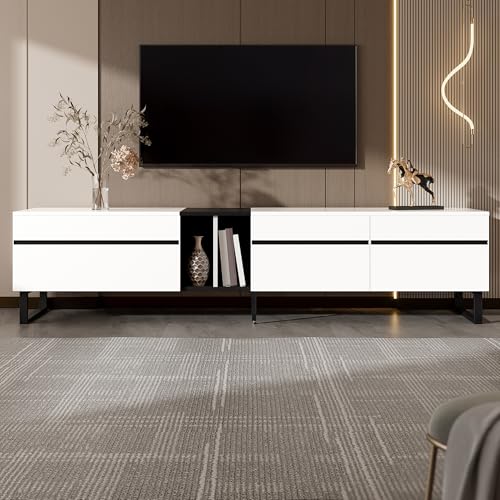 Merax TV-Lowboard möbel Modernes Sideboard, Fernsehschrank &...