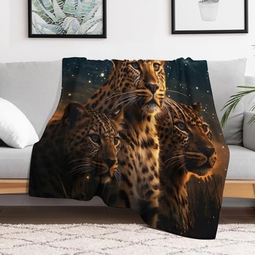 Couverture léopard flannel de qualité supérieure 130×180cm - 3