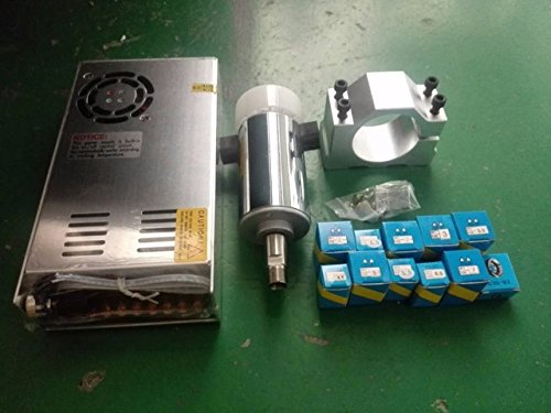 Moteur broche CNC 300W contre la surchauffe avec refroidissement air pour fraisage CNC