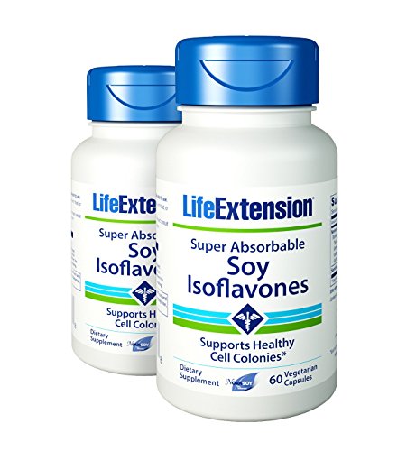 Life Extension - Super Absorbable Soy Isoflavone - 60 Caps (Pack of 2)