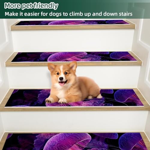 Tapis d'escalier antidérapants pour sécuriser les chiens et enfants