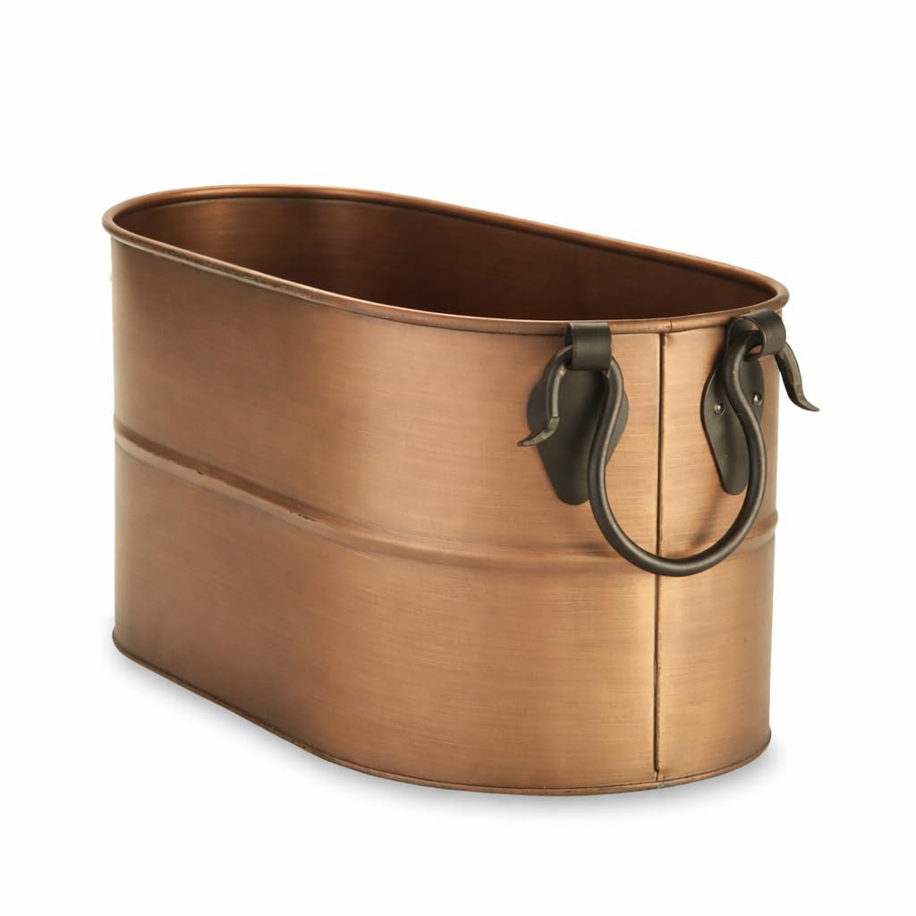Amazon.com: Plow & Hearth Vintage-Style Antique Copper Firewood