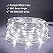 Areful LED Rope Lights, 16ft Daylight White Strip Lights with Clear PVC Jacket, Connectable and Flexible, Waterproof for Indoor Outdoor use, 110V Plugin Tape Lighting with High Brightness 3528 LEDs
