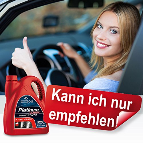 4L + 0,5l Oss 10 W-40 olio motore 10 W40 5L api SL...