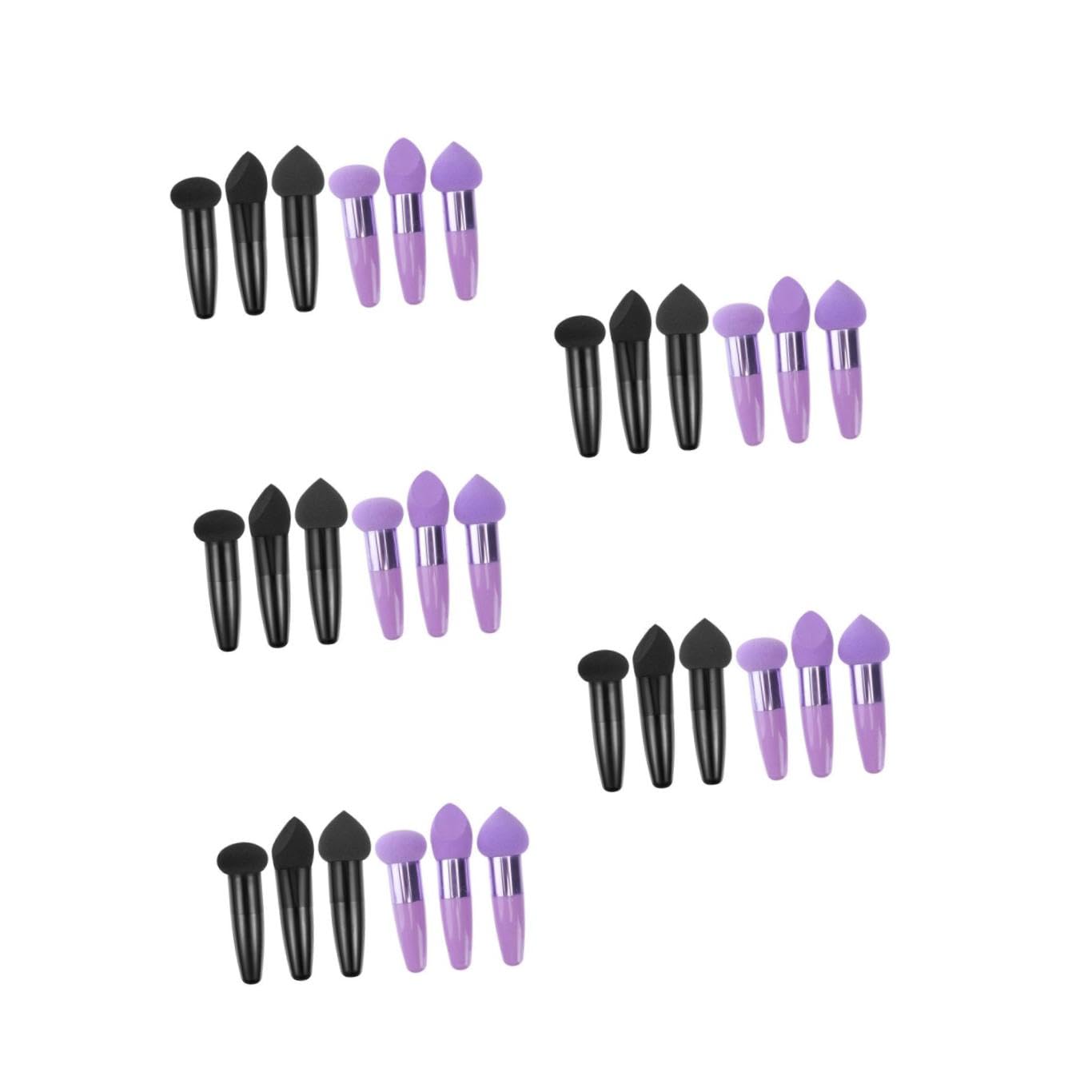 FOMIYES 30stücke Teiliges Beauty Makeup Pen Set Tragbare Kosmetikstifte Mit Schwämmchen Für Präzise Anwendung Für Und Alltag Und Schwarz
