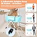 KITPLUS Elevated Portable Dog Bathtub, 5 Height Adjustable Dog Washing Station for Pet Shower and Grooming Foldable Bathing Tub with Storage & Anti-Slip Design for Small Large Dogs Cats